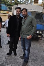 Karan Johar, Anurag Kashyap at First Look launch of Hasee to Phasee in Mumbai on 13th Dec 2013